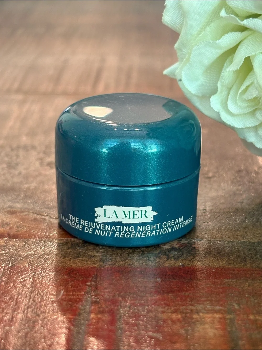 New LA MER Blue COSMETIC BAG + The Rejuvenating NIGHT CREAM Mini!